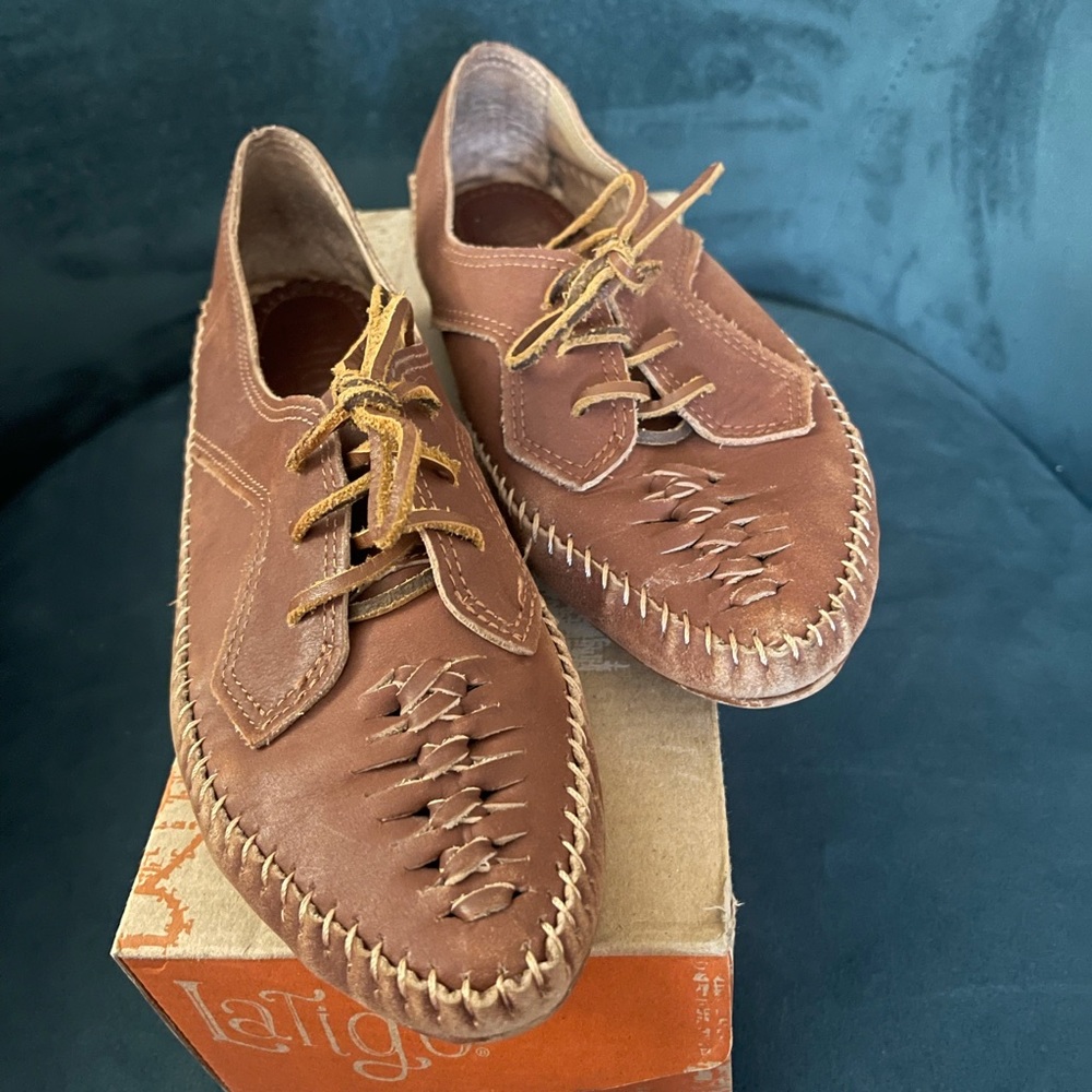 Latigo Leather flats